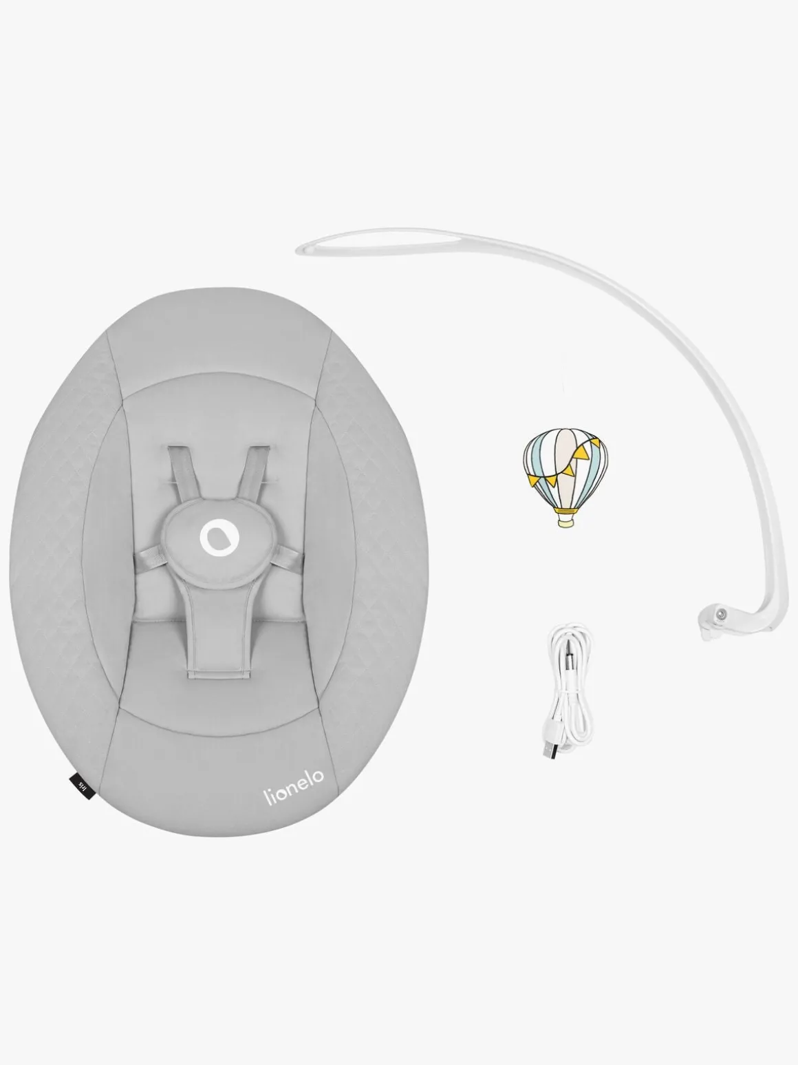 Lionelo Skråstol IRIS, Grey Concrete