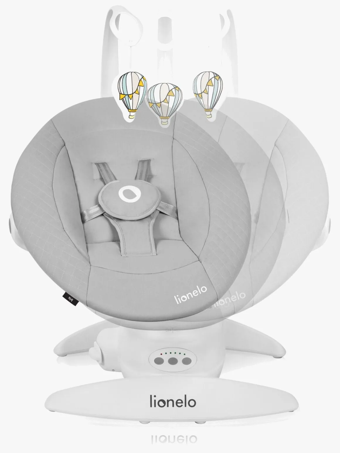 Lionelo Skråstol IRIS, Grey Concrete