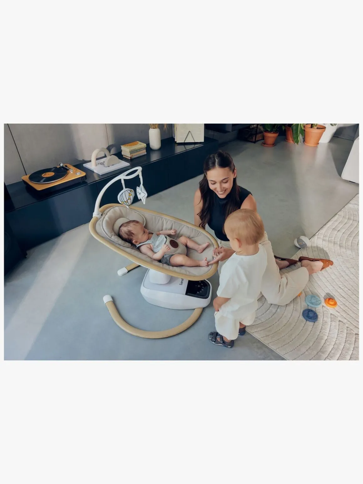 Lionelo Skråstol OLIVIA, Beige Natural