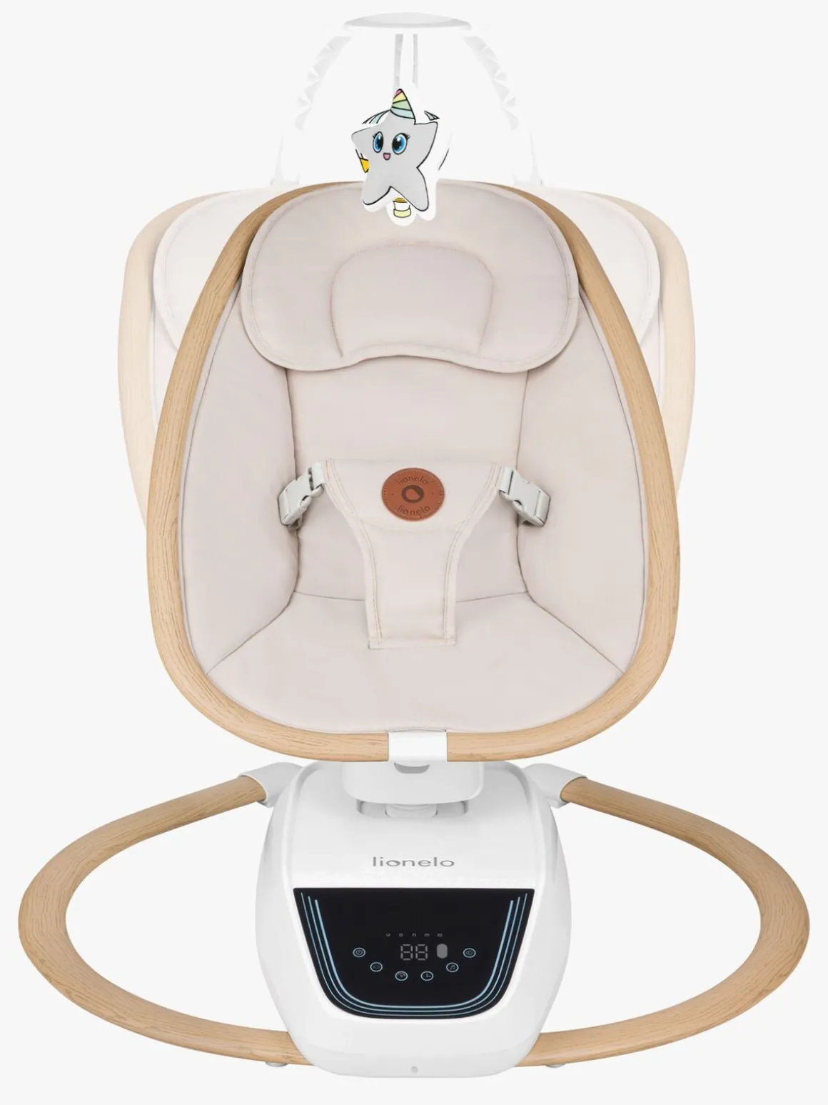 Lionelo Skråstol OLIVIA, Beige Natural