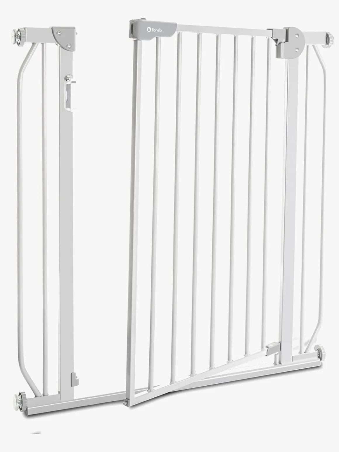 Lionelo Truus Slim Sikkerhedsgitter, Led Grey