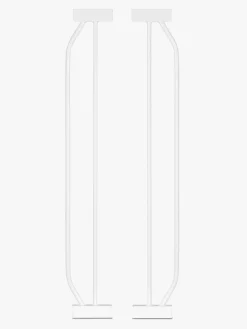 Lionelo Truus Slim Sikkerhedsgitter, White/Natural