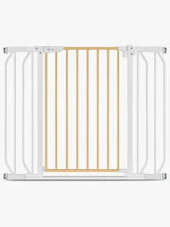 Lionelo Truus Slim Sikkerhedsgitter, White/Natural