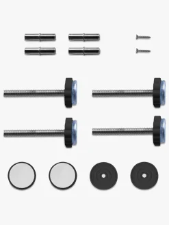 Lionelo Truus Slim Sikkerhedsgitter, Black Carbon/Natural