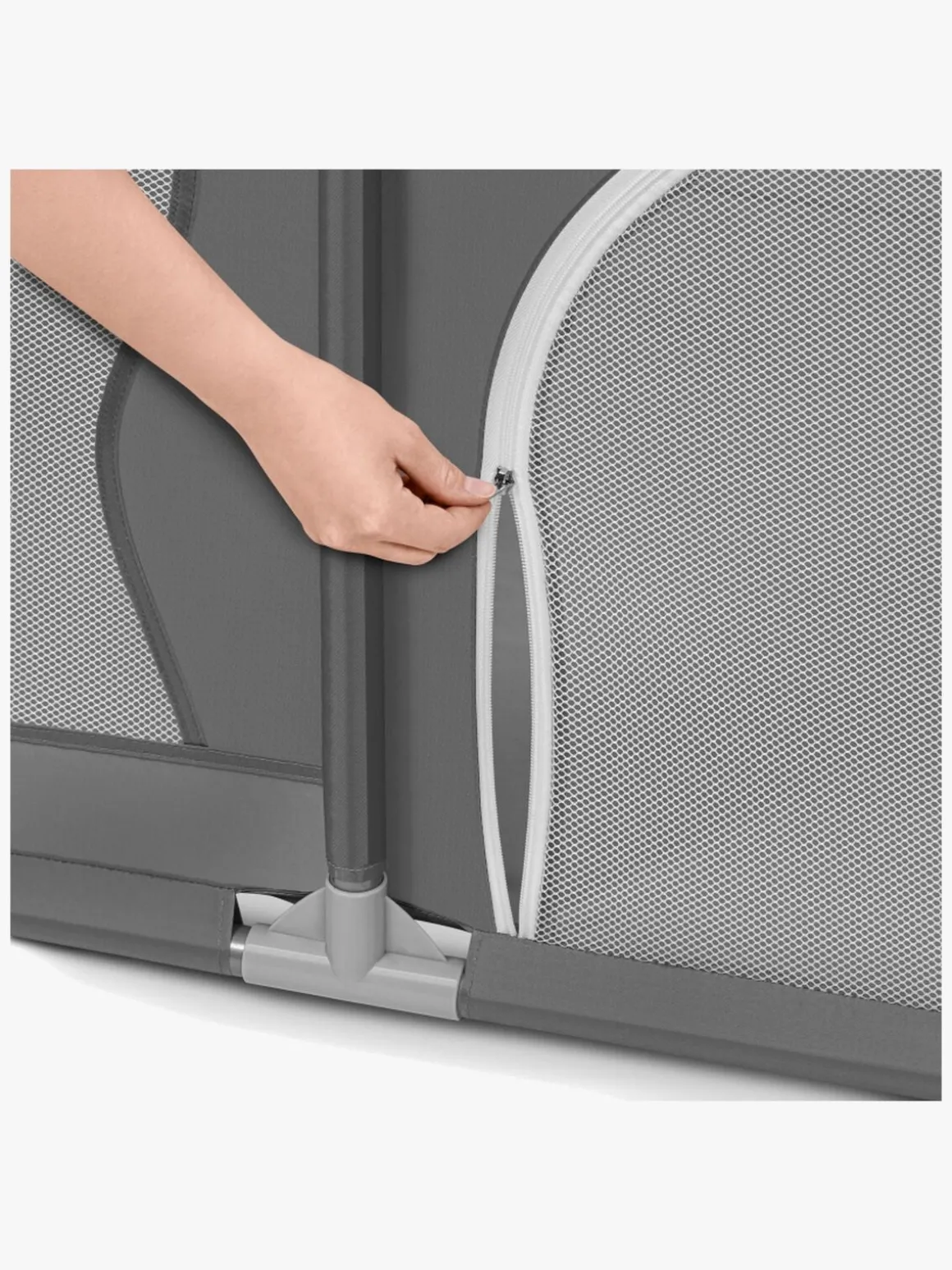 Lionelo WILLOW Kravlegård til Barn & Baby, Grey Concrete