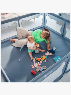 Lionelo WILLOW XL Kravlegård  til Barn & Baby, Grey Concrete