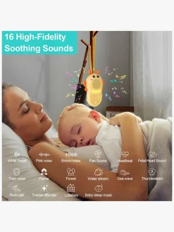 Lippa Humlebi Hvid Støj Natlampe, Gul