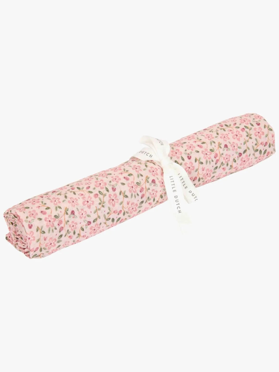 Little Dutch Fairy Floral Tæppe/ Stofble i Musselin, Pink