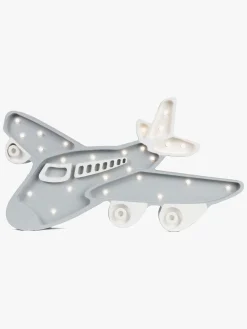 Little Lights Lampe Flyvemaskine, Lysegrå