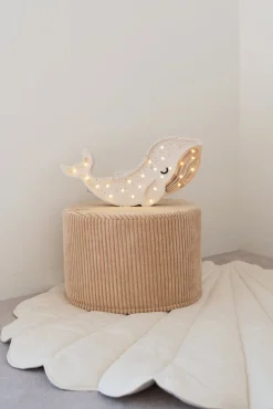 Little Lights Lampe Hval, Albino White