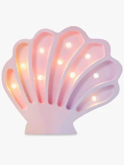 Little Lights Lampe Muslingeskal, Mermaids Pink