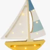Little Lights Lampe Sejlbåd, Sennepsgul