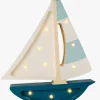 Little Lights Lampe Sejlbåd, Blågrøn