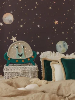 Little Lights Lampe UFO, Sølvfarvet