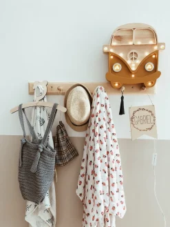 Little Lights Lampe Van, Sennepsgul/Træ