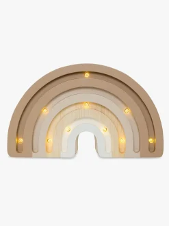 Little Lights Mini Lampe Regnbue, Cappucino