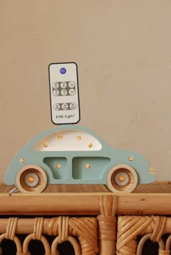 Little Lights Mini Lampe Bil, Retro Blue