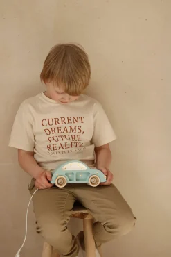 Little Lights Mini Lampe Bil, Retro Blue