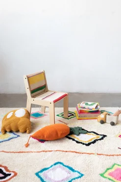 Lorena Canals Sillita Stol Kaarol, Natural/Multicolored