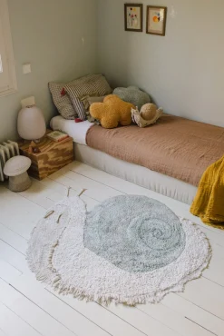 Lorena Canals  Vaskbart Dyretæppe 100x120 Snegl