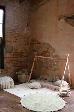 Lorena Canals  Vaskbart Gulvtæppe 120 Bubbly, Oliven