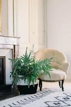 Lorena Canals Zoco Opbevaringskurv, Black-Natural