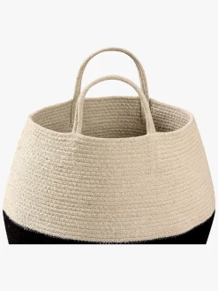 Lorena Canals Zoco Opbevaringskurv, Black-Natural