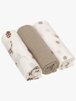 Lässig Swaddle Stofbleer 3-pak 85x85, Royal Blue