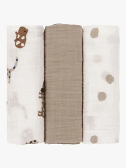 Lässig Swaddle Stofbleer 3-pak 85x85, Royal Blue