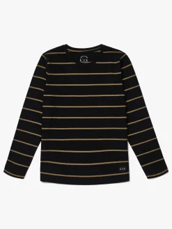 Luca & Lola Abel Langærmet T-Shirt 2-pak, Black/Stripes