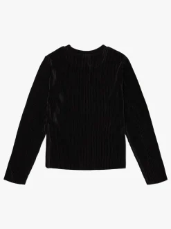 Luca & Lola Elettra Langærmet Top, Black