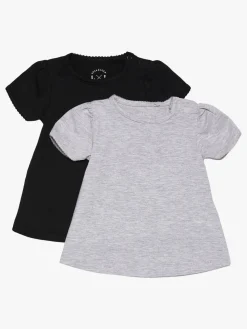 Luca & Lola Emily Top 2-pack, Grey Melange/Anthracite