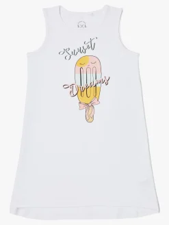 Luca & Lola Helena Kjole, Bright White