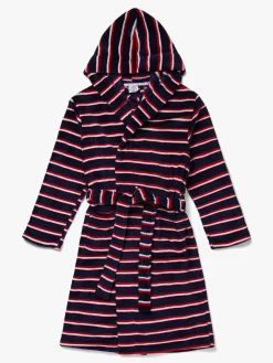 Luca & Lola Jamie Morgenkåbe, Navy Stripes