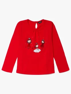 Luca & Lola Martina Top 2-pak, Red/White