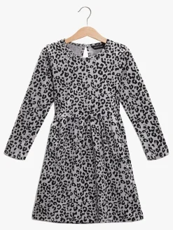 Luca & Lola Miriam Kjole, Grey Leopard