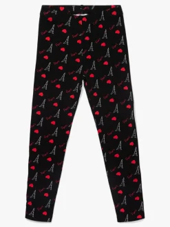 Luca & Lola Venetia Lange Lange Leggings 2-pak, Black/Red