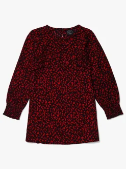 Luca & Lola Vita Kjole, Red Leopard