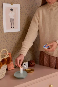 Majvillan Tapet Animal Dots, Soft Brown