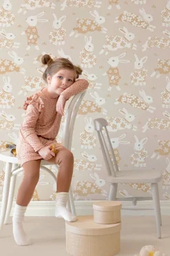 Majvillan Tapet Garden Party, Sandy Grey