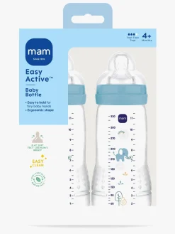MAM Easy Active Sutteflaske 330 ml 2-pak, Blue
