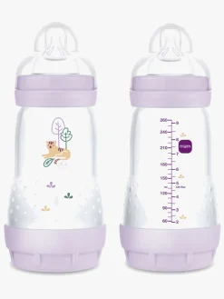 MAM Easy Start Sutteflaske Anti-kolik 260 ml 2-pak, Pink/Neutral