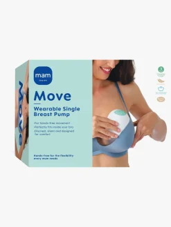 MAM Move Wearable Single Brystpumpe, White