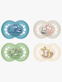 MAM Original Silikone Sutter 6-16m 4-pak, Blå/Neutral