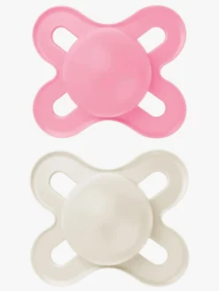 MAM Original Start Silikone Sutter 0-2m 2-pak, Pink/Neutral