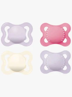 MAM Original Sutter & Air Silikone Sut 0-6m 4-pak, Pink