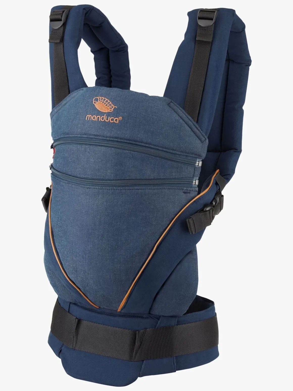 Manduca XT Cotton Bæresele, Denimblue-Toffee