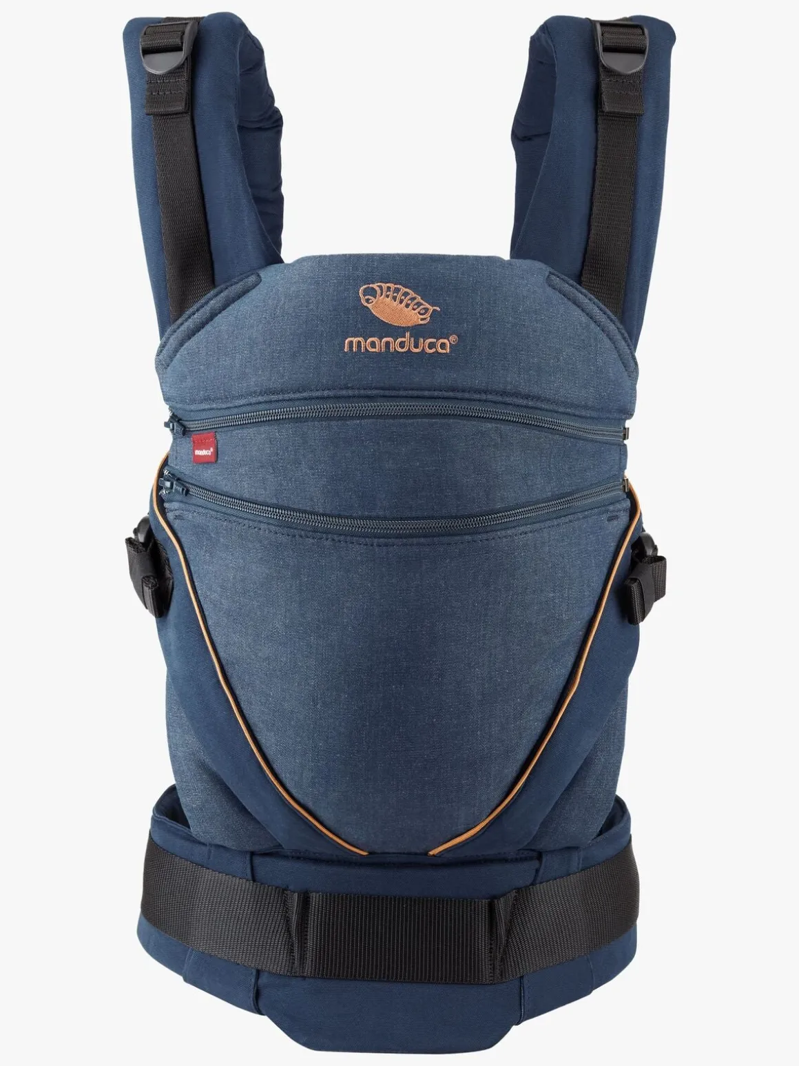 Manduca XT Cotton Bæresele, Denimblue-Toffee