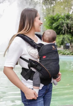 Manduca XT Cotton Bæresele, Denimblack-Toffee