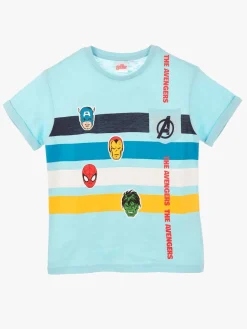 Marvel Avengers Classic T-shirt, Light Blue